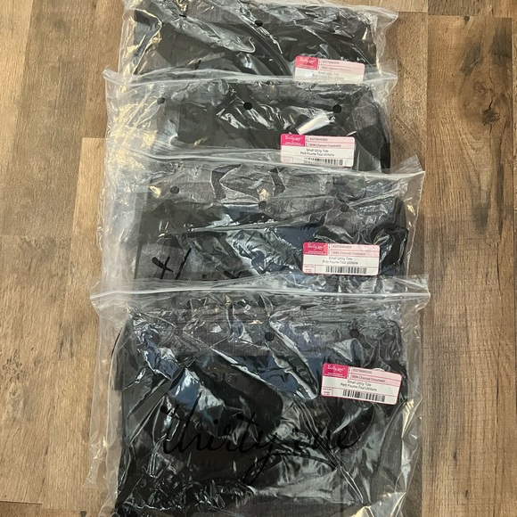 Charcoal Crosshatch Small Utility Tote - Picture 5 of 6